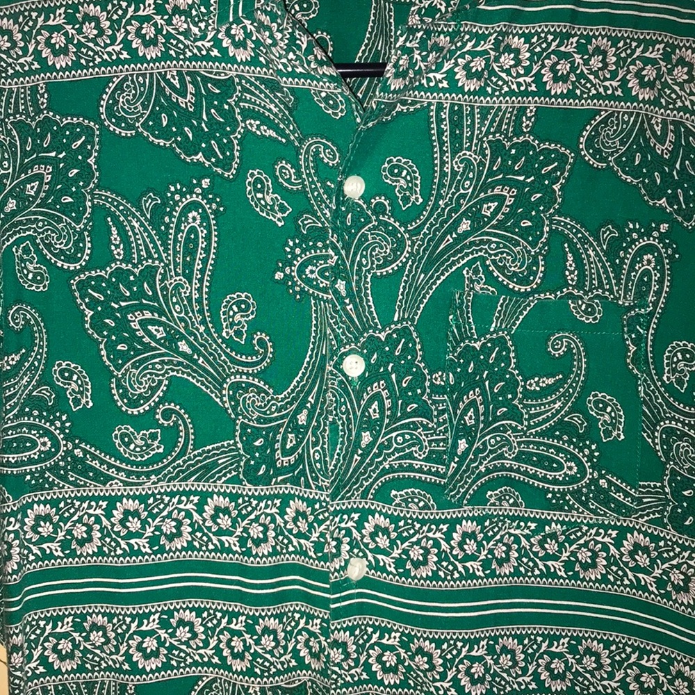 Short Sleeve Bandana Button Up